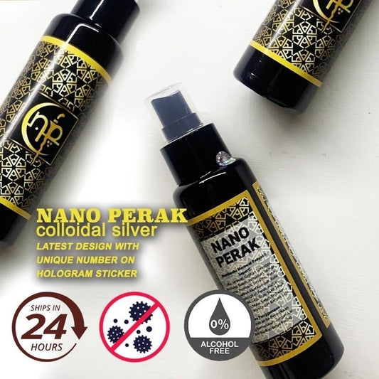 NANO PERAK Colloidal Silver disinfectant rawat jangkitan sanitizer bacteria panau gatal kayap eczema