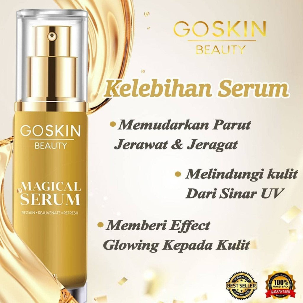 [GOSKIN BEAUTY] MAGICAL SERUM Go Skin Whitening Anti Aging Refresh | Cleanser