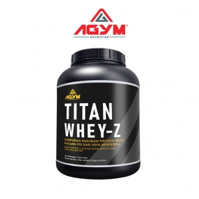[AGYM NUTRITION] Titan Whey | Whey-Z Halal Whey Protein Blend Powder Fitness Supplement New Formula
