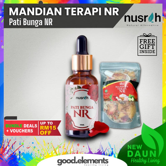 [NUSRAH] Mandian Pati Bunga NR | Garam bukit NR Terapi kesegaran seri wajah hilangkan stress murung pendinding