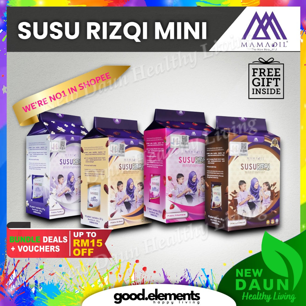 [MAMADIL] SUSU RIZQI MINI PACK 10 sachet per box susu sedap rasa ice cream