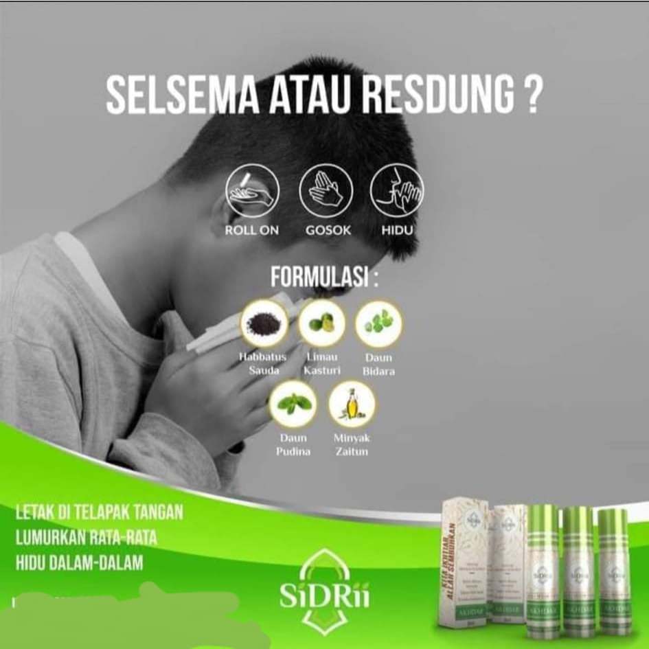 [Wholesale Jimat] SIDRII AKHDAR RUKYAH MINYAK ANGIN / SIDRI Urut Aromaterapi gangguan pening loya