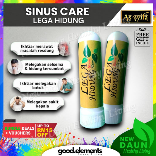 [BIDARA AS-SYIFA] SINUS CARE ASSYIFA (LEGA HIDUNG) CENGKIH INHALER Sakit kepala selsema batuk resdung