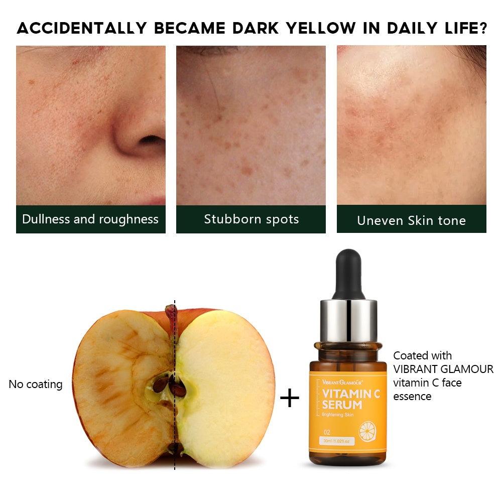 [VIBRANT GLAMOUR] Vitamin C Serum Brightening Face Skin Fade Dark Spot Fine Lines