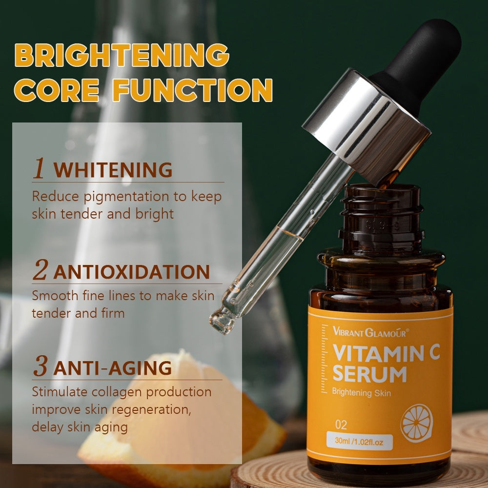 [VIBRANT GLAMOUR] Vitamin C Serum Brightening Face Skin Fade Dark Spot Fine Lines