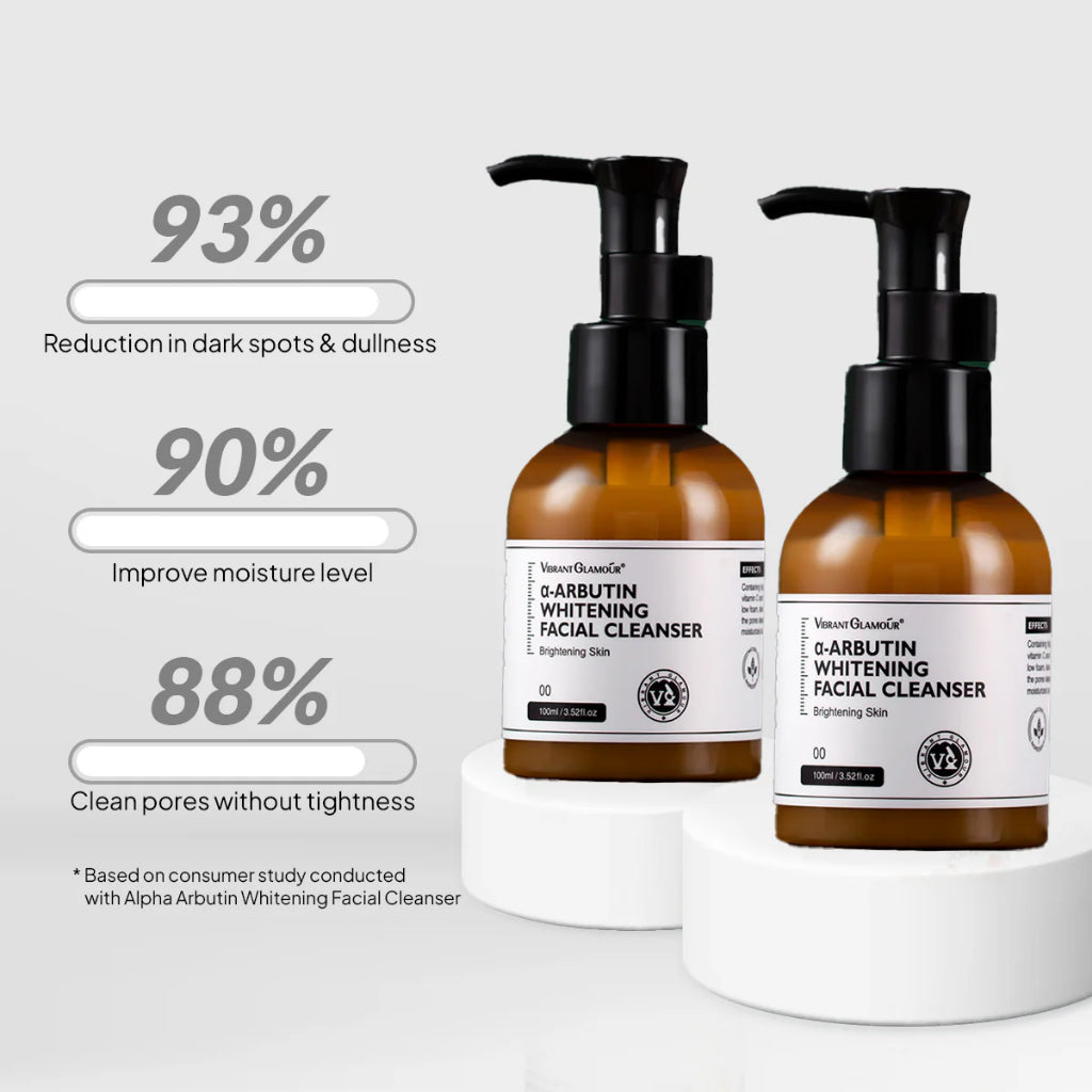 [VIBRANT GLAMOUR] A-Arbutin Whitening Facial CLEANSER Deep Cleansing Exfoliating 100g
