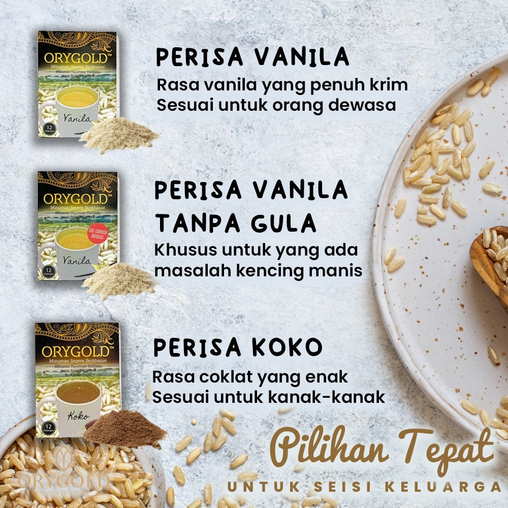 [ORYGOLD] Minuman Beras Perang Berkhasiat Turun Kolesterol Germinated Brown Rice