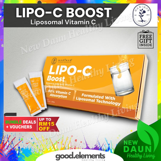 NARINAR LIPO C BOOST Liposomal Vitamin C | Botanical Drink | Made in Malaysia