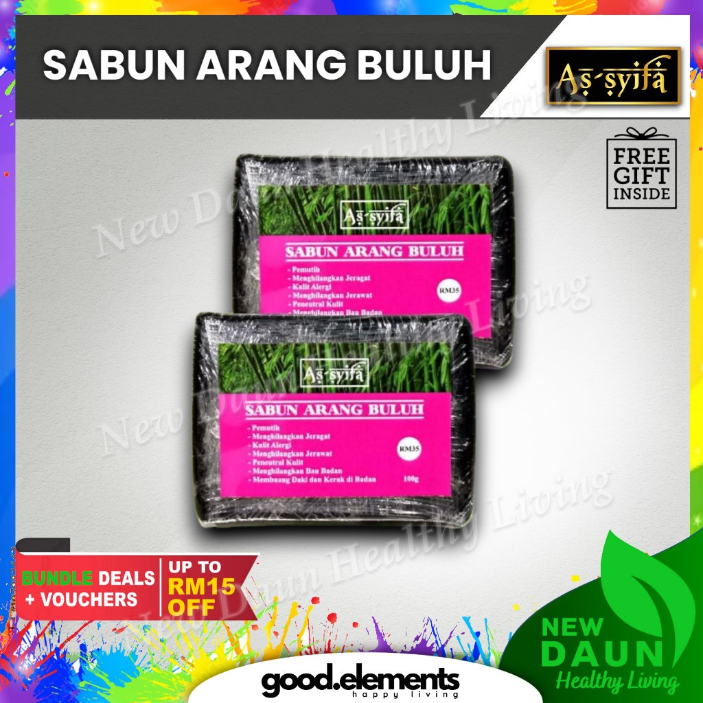 [BIDARA AS-SYIFA] SABUN MADU | SABUN ARANG BULUH ASSYIFA merawat jerawat jeragat pori daki