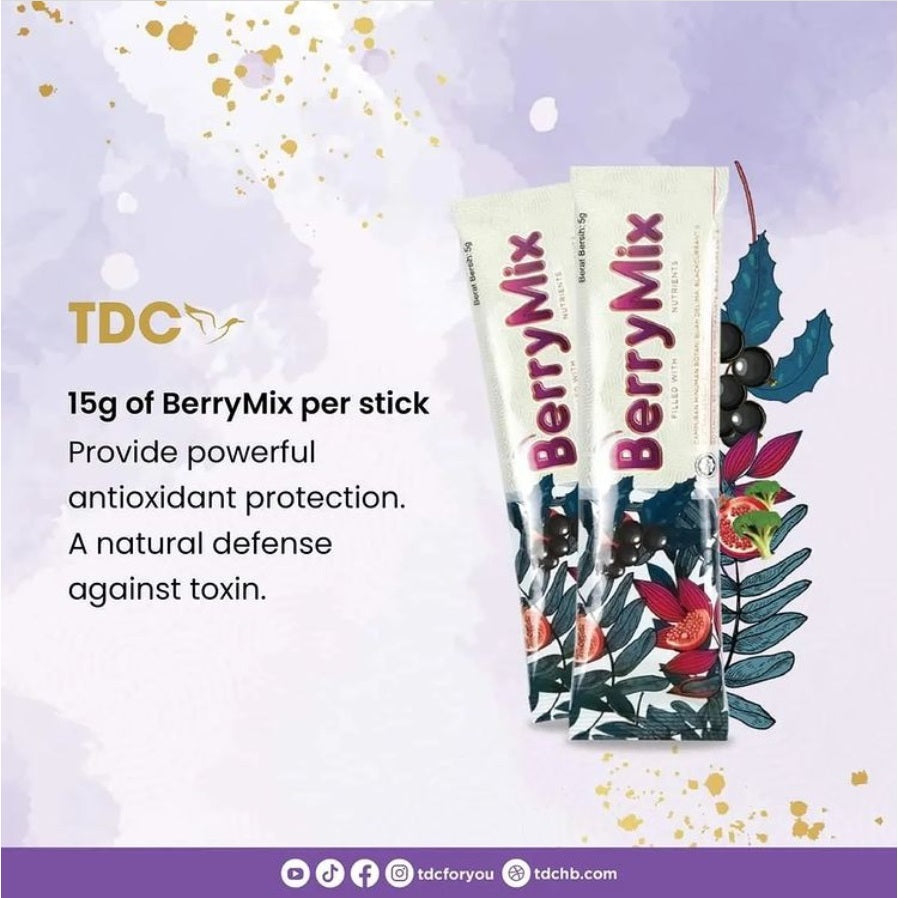 [TDC] BERRYMIX BERRY MIX Vitamin C High Antioxidant 1 box 15 sachet | COLEVER Colostrum