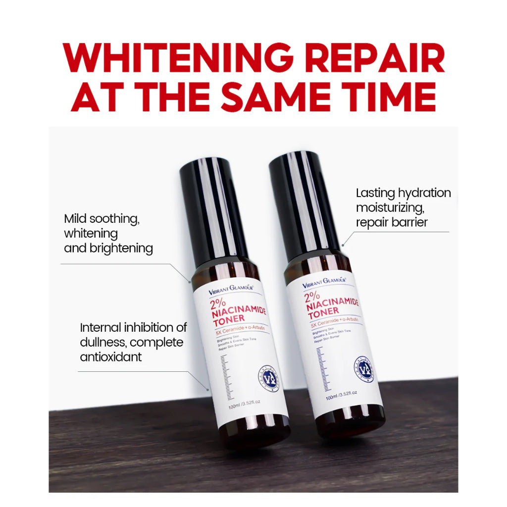 [VIBRANT GLAMOUR] 2% Niacinamide TONER 5X Ceramide Skin Barrier Repair Glowing 100ml