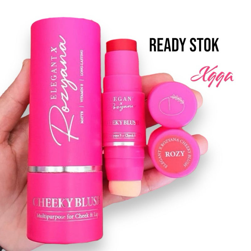 [ELEGANT] COSMETIC CHEEKY BLUSH [ELEGANT] X ROZYANA Matte Vitamin E Wholesale