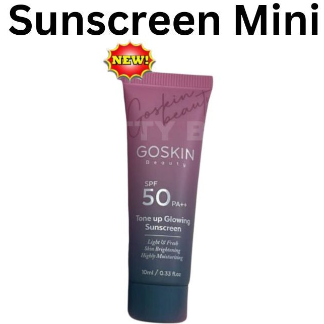 [GOSKIN BEAUTY] TONE UP GLOWING SUNSCREEN Go Skin HQ  SPF 50+ 10ml mini & 50ml Whitening
