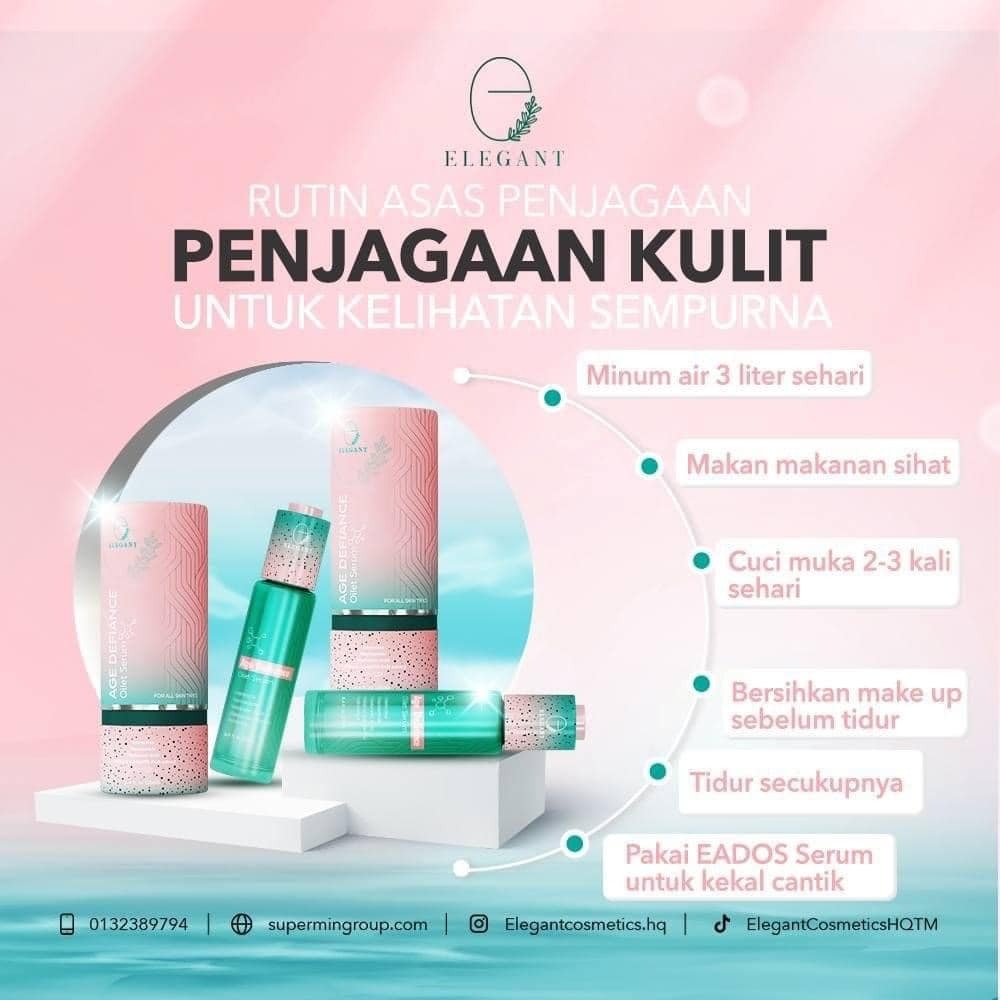 [ELEGANT] SKINCARE EADOS AGE DEFIANCE OILET SERUM Vitamin C serum anti ageing