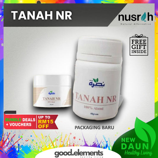 [NUSRAH] Tanah NR [NUSRAH] (40g) Anti-Oksida, Anti-Virus, Meneutralkan Radiasi