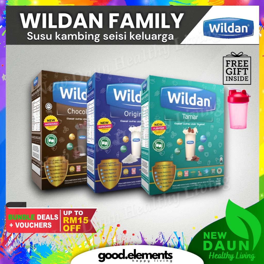 [WILDAN] FAMILY SUSU KAMBING Susu seisi keluarga untuk gastrik eczema sedap