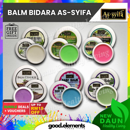 [BIDARA AS-SYIFA] BALM BIDARA ASSYIFA dengan Ruqyah Bidara | Cengkih | Baby| Limau Purut | Sauda | Aloe Vera
