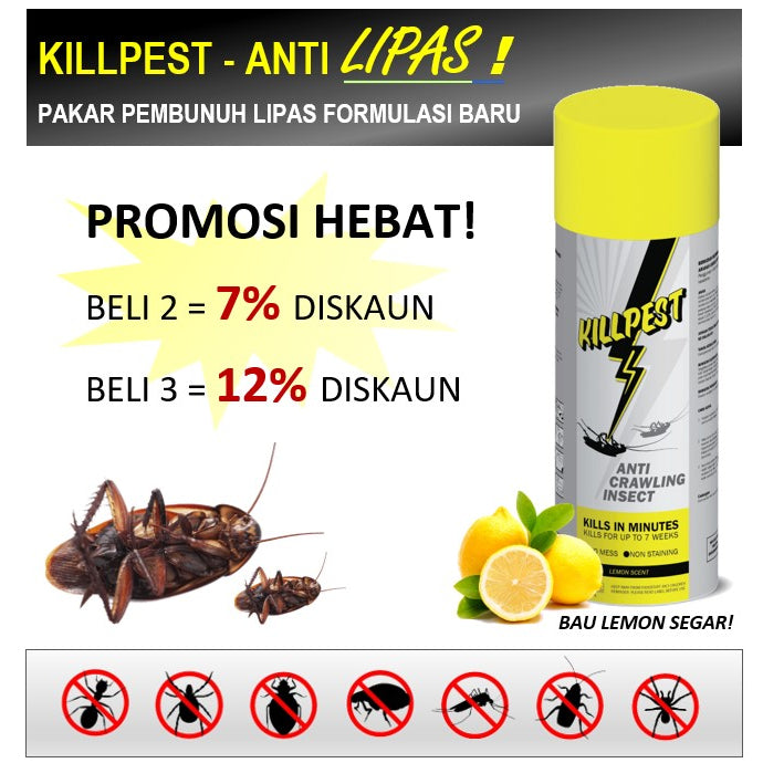[POWERZAPP] ROACHZAPP cockroach rapid killer killit insect anti lipas semut Paling Berbaloi