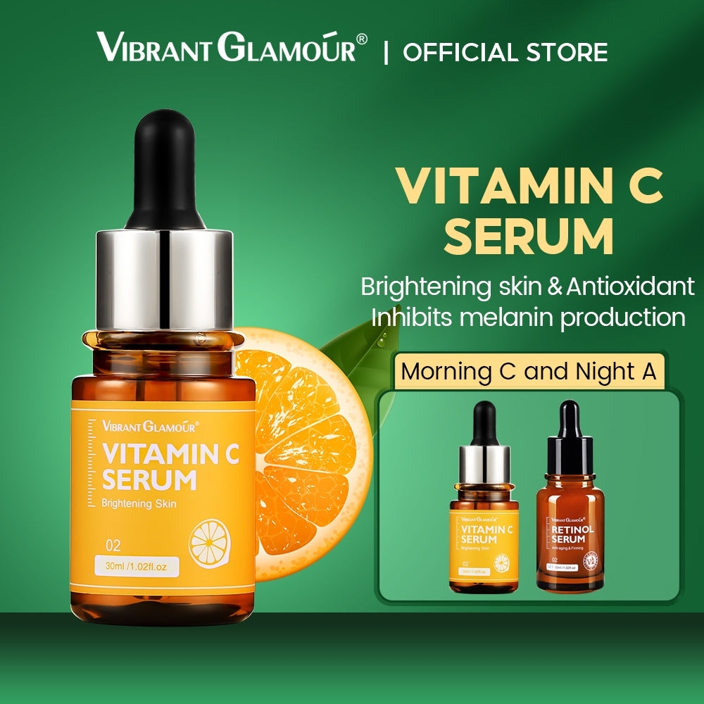 [VIBRANT GLAMOUR] Vitamin C Serum Brightening Face Skin Fade Dark Spot Fine Lines