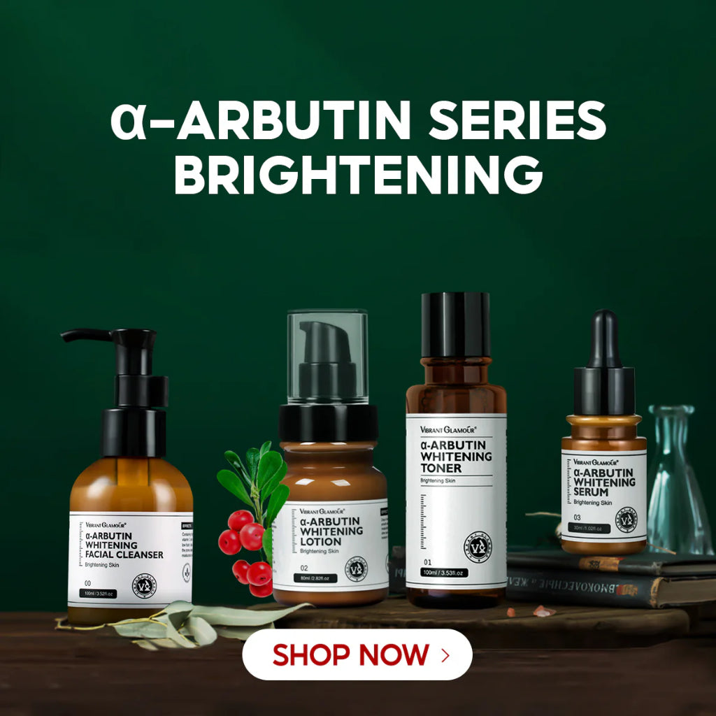 [VIBRANT GLAMOUR] [ARBUTIN SERIES] ARBUTIN CLEANSER, TONER, SERUM, LOTION whitening antiaging set