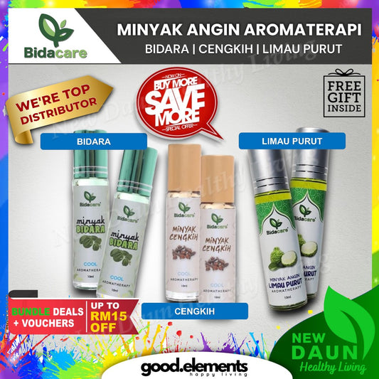 [BIDACARE] ROLL ON SERIES Minyak BIDARA | CENGKIH | LIMAU PURUT Minyak Angin Ruqyah Aromaterapi