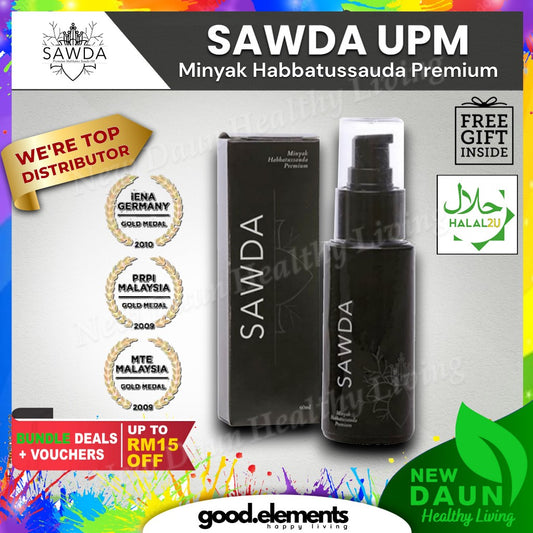[SAWDA] UPM MINYAK HABBATUS SAUDA by HALAL2U Black Seed Oil Spray Premium Quality