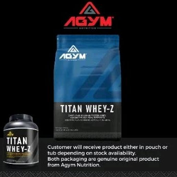 [AGYM NUTRITION] Titan Whey | Whey-Z Halal Whey Protein Blend Powder Fitness Supplement New Formula