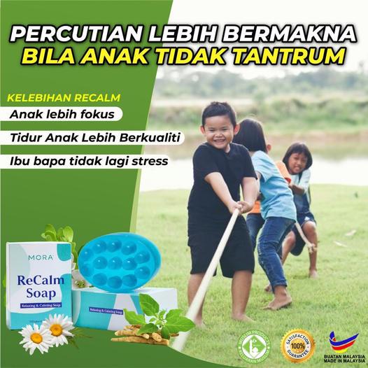 [LETSCARE] MORA RECALM SOAP Sabun unik aromaterapi ketenangan anak tantrum hyperactive calming LETSCARE