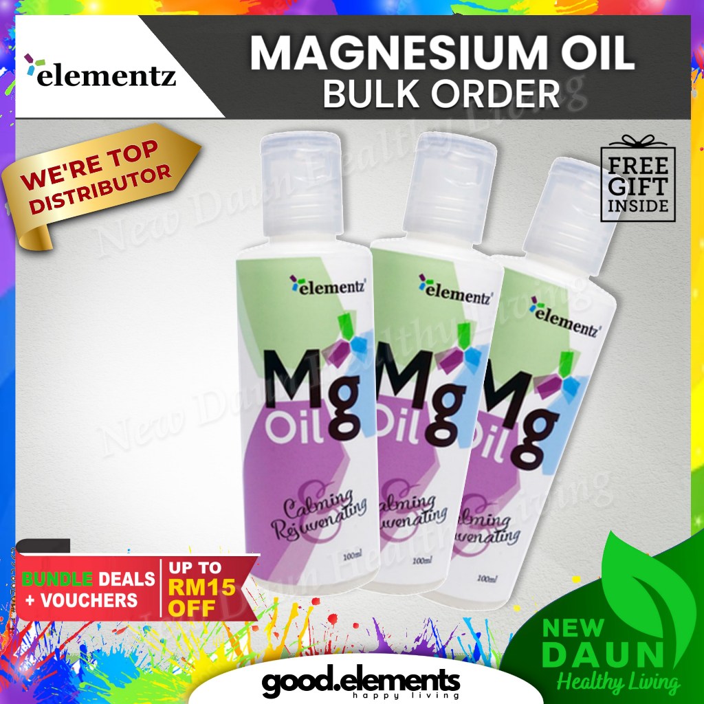 [ELEMENTZ] MG OIL Magnesium Oil pure natural Zechstein