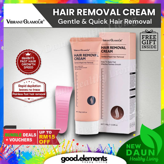 [VIBRANT GLAMOUR] HAIR REMOVAL CREAM Fast Painless Armpit Leg Private Area