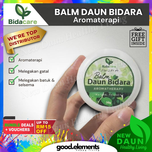 [BIDACARE] BALM BIDARA RUQYAH DAUN BIDARA aromaterapi saraf otot kembung batuk gatal 50g
