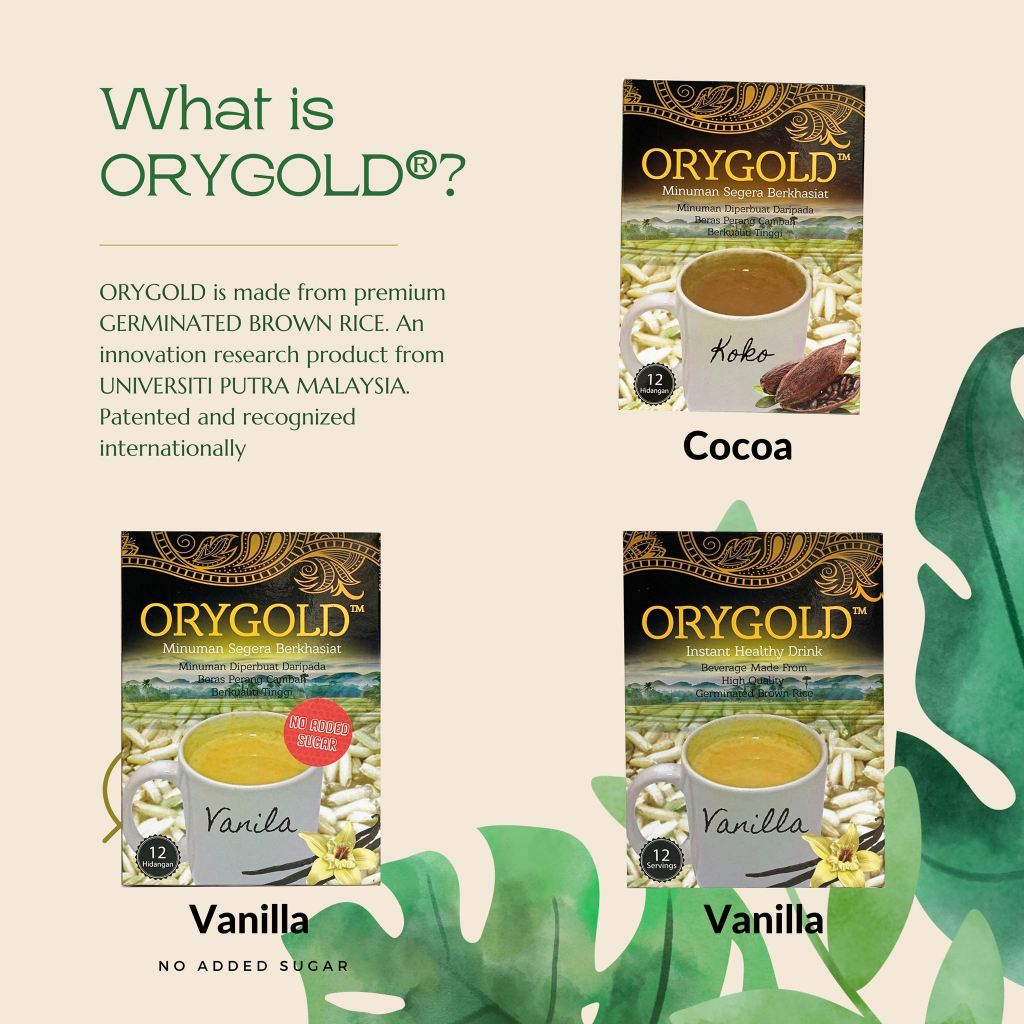 [ORYGOLD] Minuman Beras Perang Berkhasiat Turun Kolesterol Germinated Brown Rice