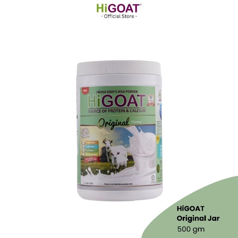 [HiGOAT] Original Bottle 500g | Pek 15 Sachet | Chocolate Bottle 500g Goat Milk Susu Kambing ORIGINAL