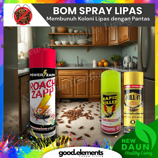 [POWERZAPP] ROACHZAPP cockroach rapid killer killit insect anti lipas semut Paling Berbaloi