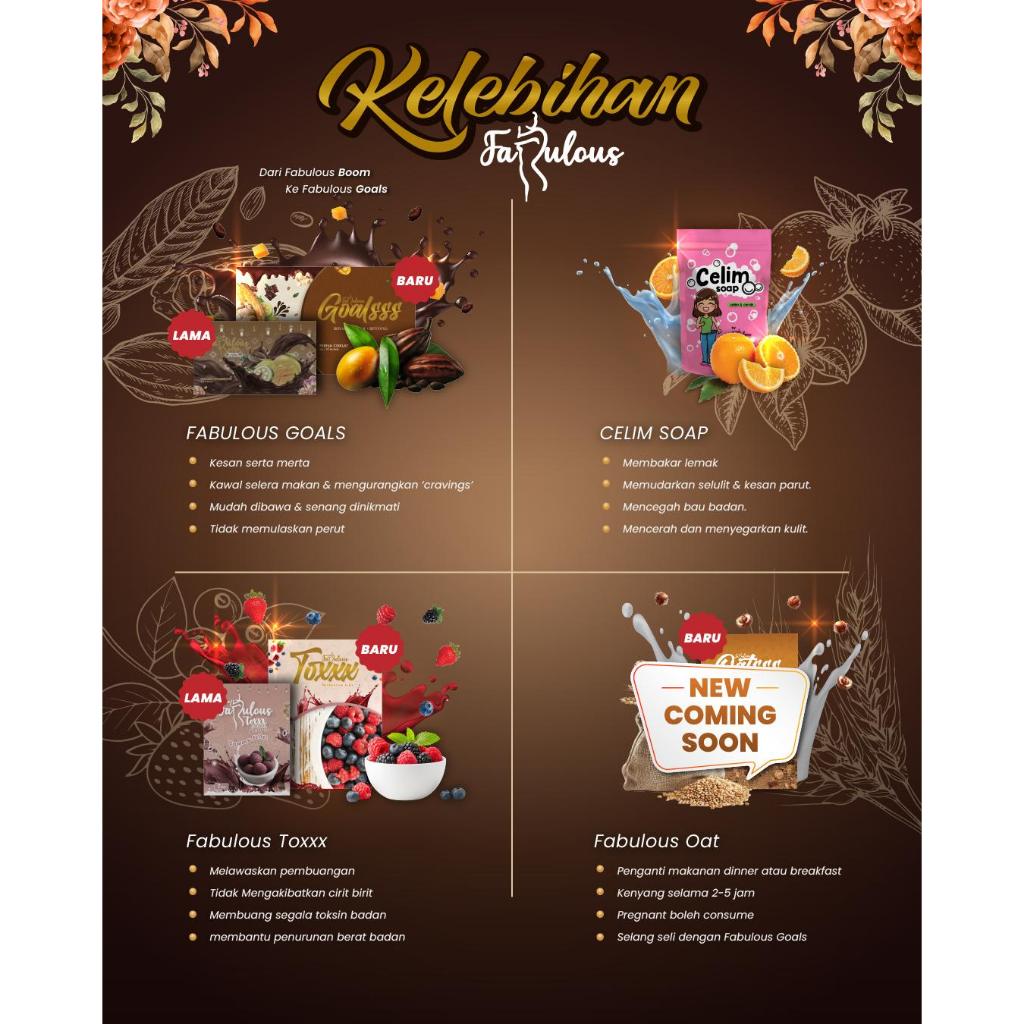 [FABULOUS] GOALSSS Fabulous Goals health drinks | TOXXX | OATS | CELIM SOAP