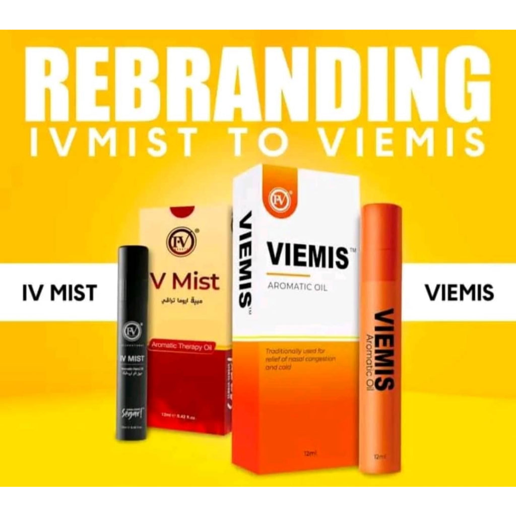 [IVMIST] VIEMIS IV MIST IVMIST AROMATIC NANO OIL TERAPI PENAWAR 100% HERBA RESDUNG MIGRAIN SAKIT GIGI