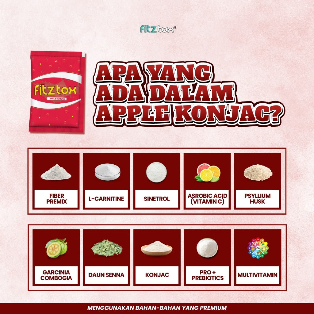 [FITZTOX] Minuman Detox Kesihatan APPLE KONJAC