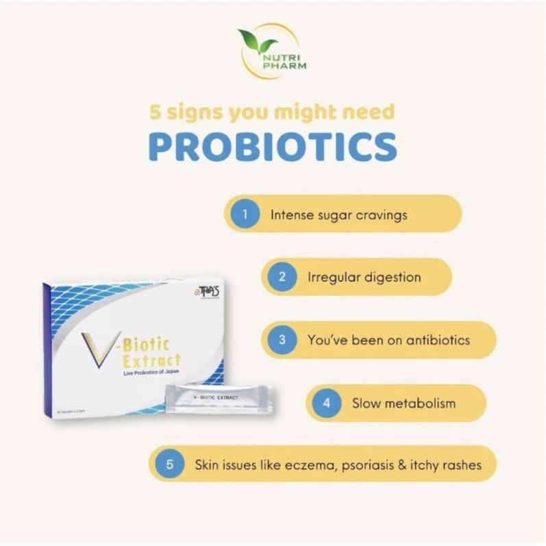 [THIALLAN] V Biotic Vbiotic Extract Live Probiotics From Japan (30's) Thiallan Bioherbs