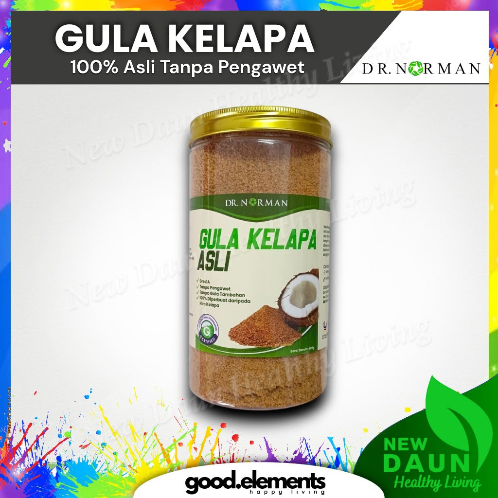 [DR NORMAN] Gula Kelapa Asli 100% Tanpa Campuran  / Serbuk Gula Melaka / Pure Organic Palm Sugar