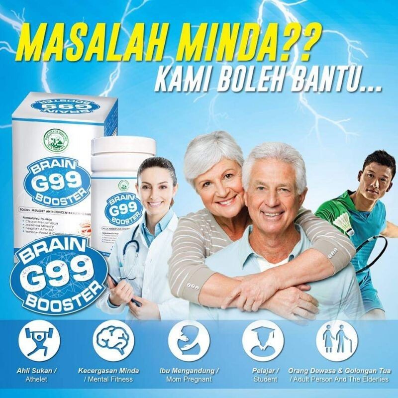 [MEDIGION] G99 BRAIN BOOSTER MEDIGION by BIO COTTAGE  untuk kesihatan minda dan fizikal 12 tahun ke atas