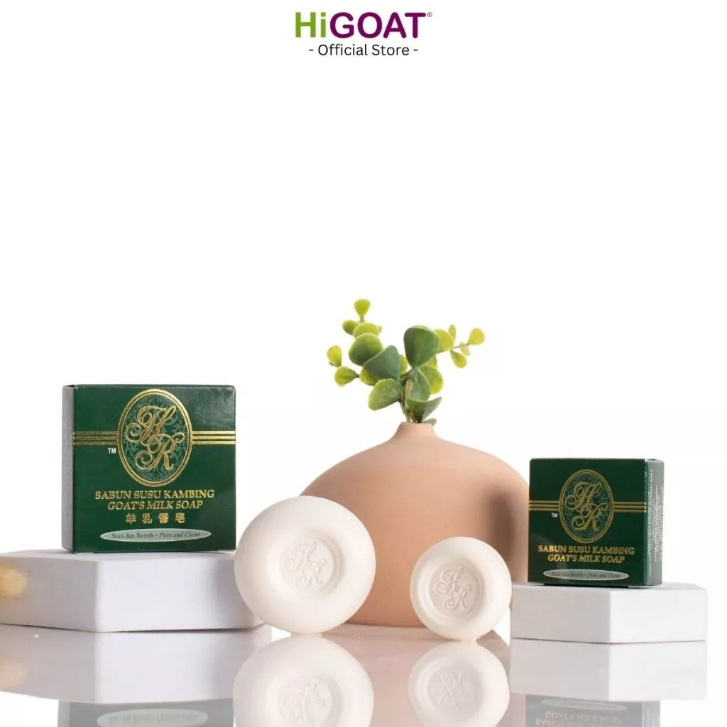 [HiGOAT] HI GOAT HR Sabun Susu Kambing 20g/50g Goat's Milk Soap Bar Halal Product Suci Bersih