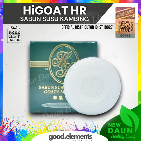 [HiGOAT] HI GOAT HR Sabun Susu Kambing 20g/50g Goat's Milk Soap Bar Halal Product Suci Bersih