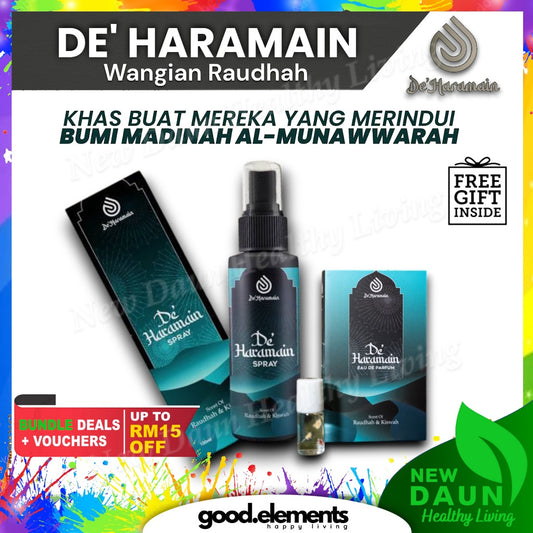 [DE'HARAMAIN] Deharamain Raudhah Wangian Madinah Air Freshener Sejadah Rida Langsir
