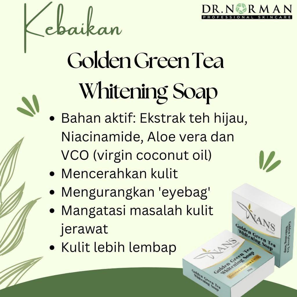 [DR NORMAN] SABUN Set Kulit Sensitif [GELENGGANG | GREEN TEA | SACHA INCHI VENOM SOAP]