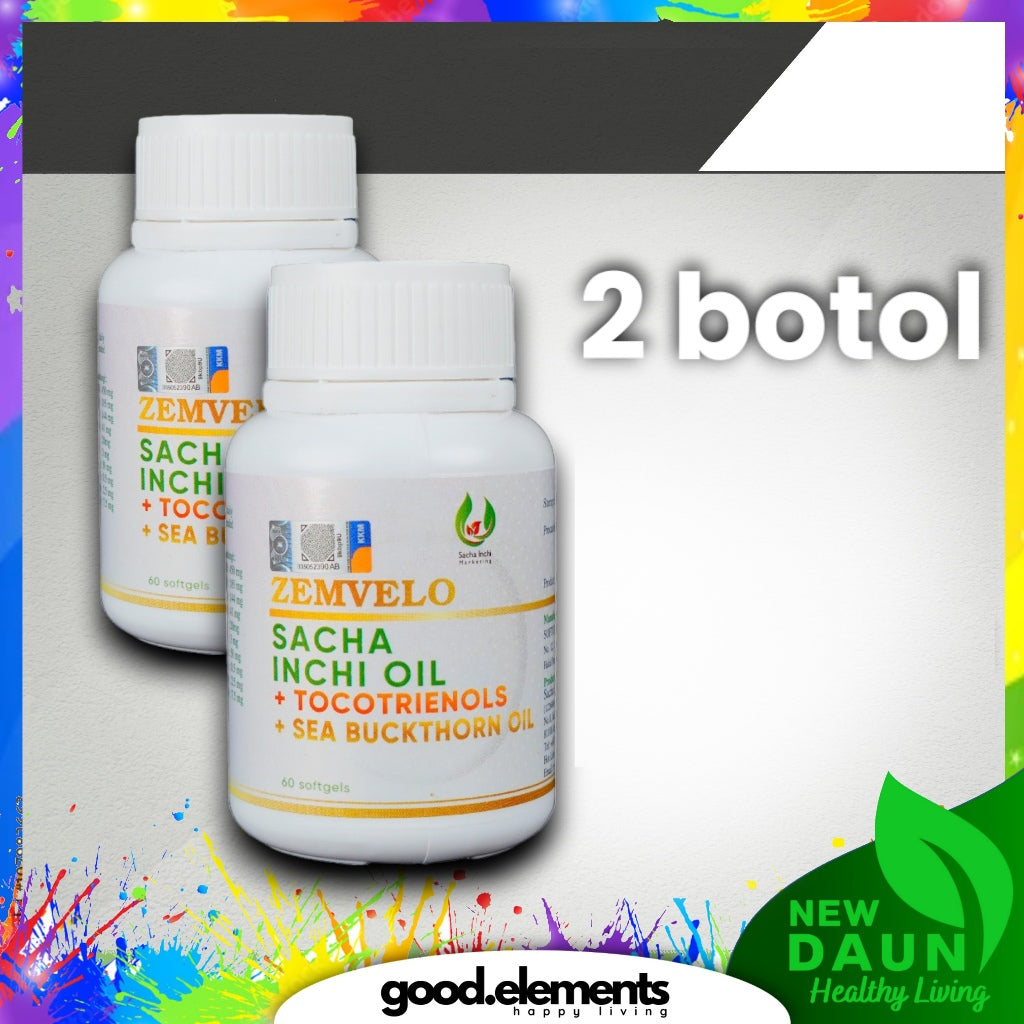 [ZEMVELO] SACHA INCHI OIL SEABUCKTHORN | TOCOTRIENOLS | HABBATUS SAUDA Softgel black cumin vitamin E