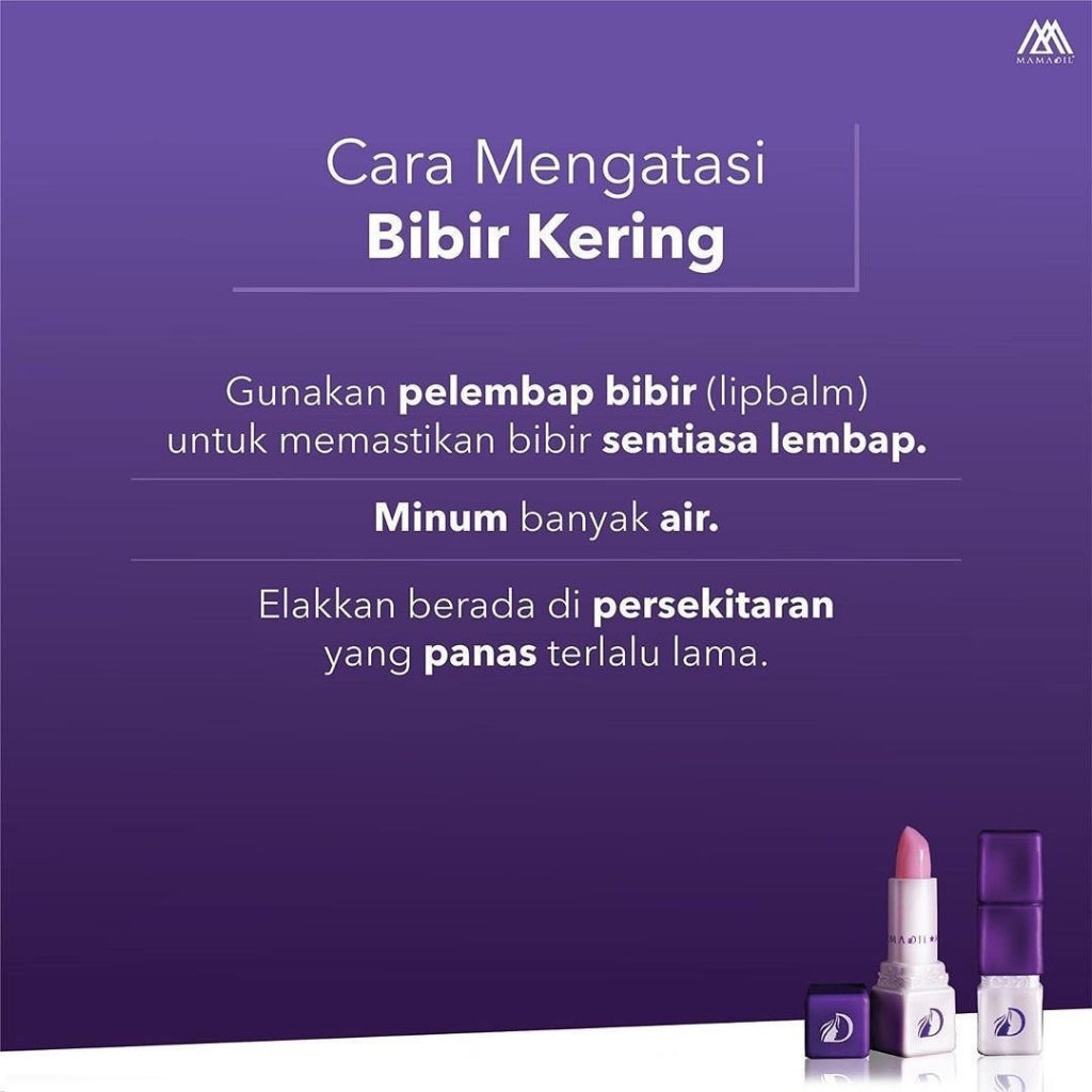 [MAMADIL] LIP BALM 24H Moisturize & [ELEGANT] X MIA AZAHAR LIPGLASS