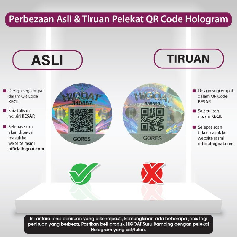 [HiGOAT] Original Bottle 500g | Pek 15 Sachet | Chocolate Bottle 500g Goat Milk Susu Kambing ORIGINAL
