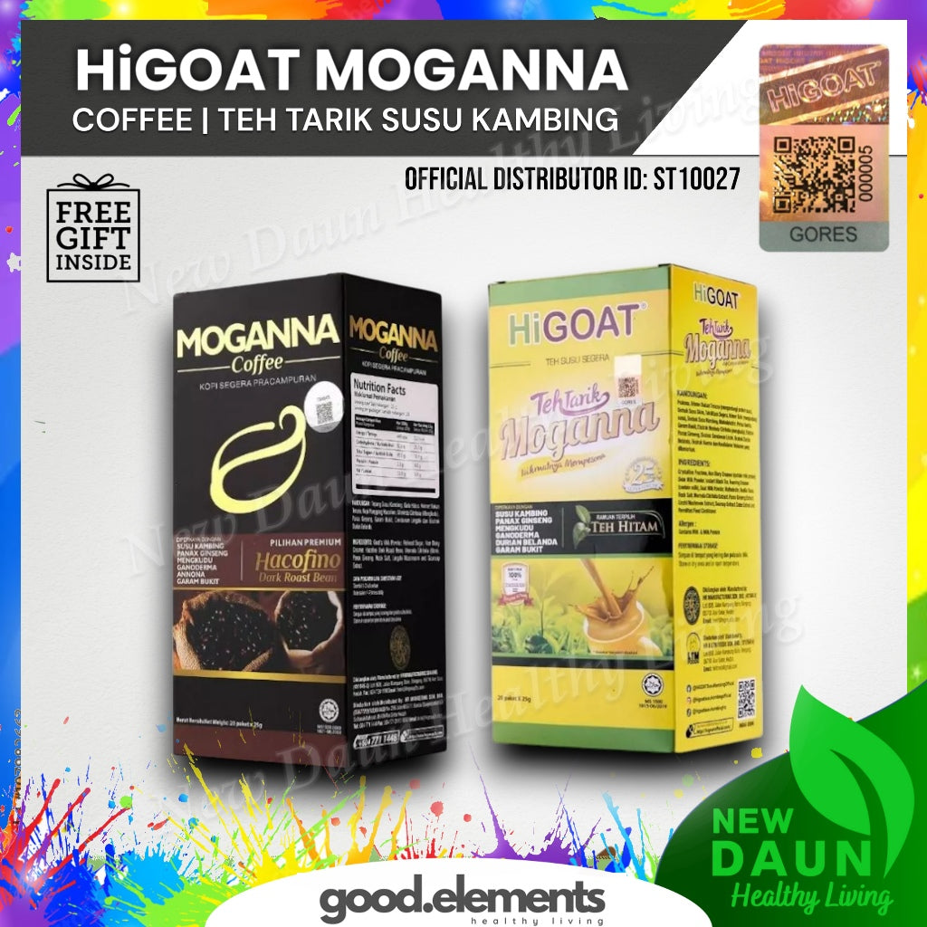 [HiGOAT] Hi Goat Moganna Coffee & Tea Tarik Mix Moganna Susu kambing Original