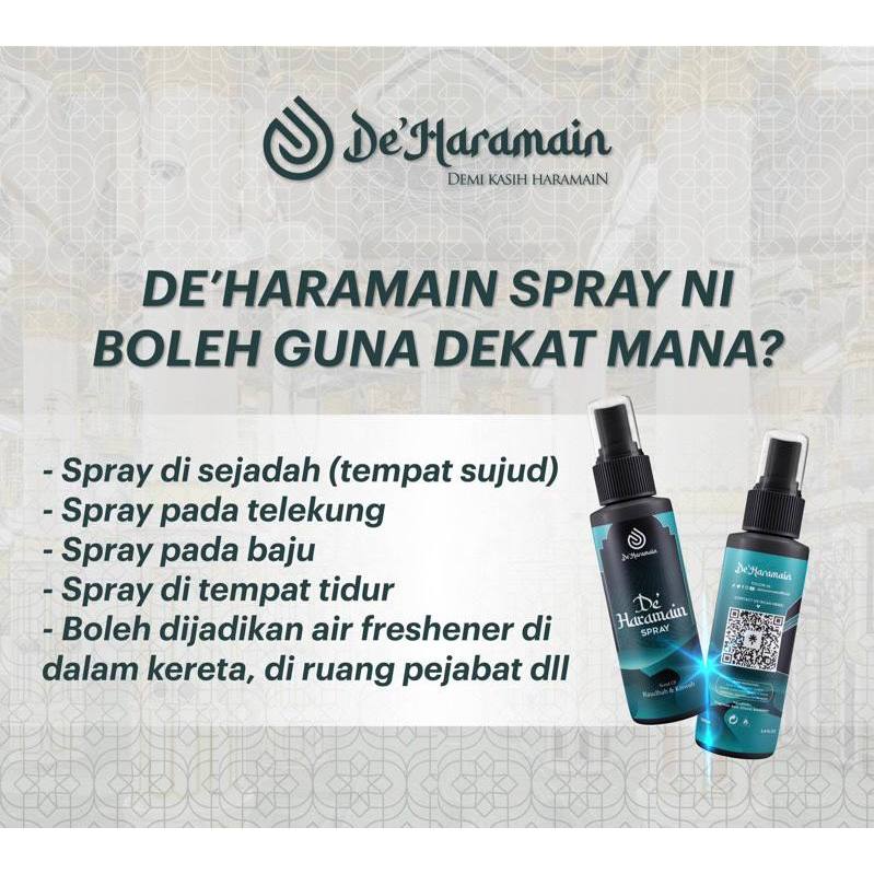 [DE'HARAMAIN] Deharamain Raudhah Wangian Madinah Air Freshener Sejadah Rida Langsir