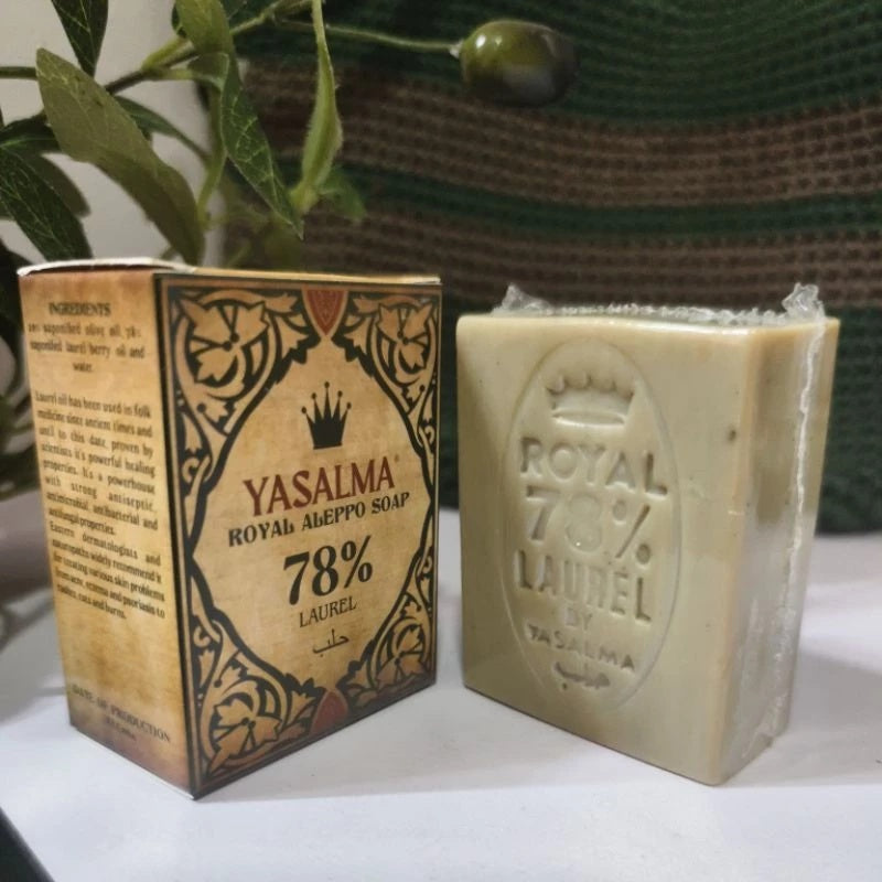[YASALMA] [KADAH] YASALMA ALEPPO SOAP Sabun Minyak Zaitun Olive Ghar 5% |10% | 40% | 78% LAUREL